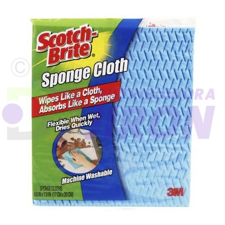 Sponge Cloth. Scotch Brite. 3 Pack.