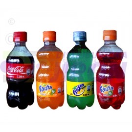 Mini Sodas. 355 ml. Plastic. 12 Pack. Variety Pack.