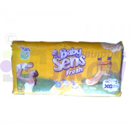 Baby Sens Diapers. Size XG. 36 Pack.