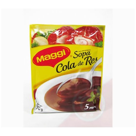 Sopa Cola de Res Maggi. 76 gr. 3 Pack.