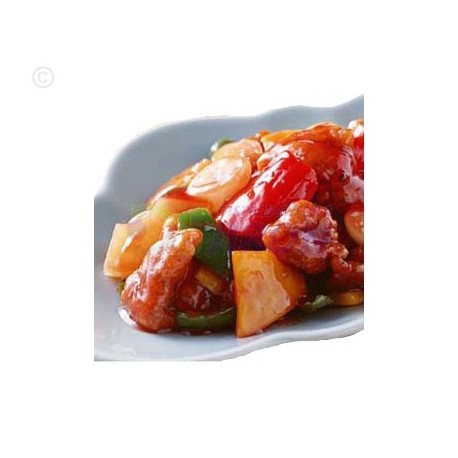 Sweet & Sour Pork with Vegetables.