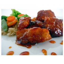 Sweet & Sour Chicken with Vegetables.