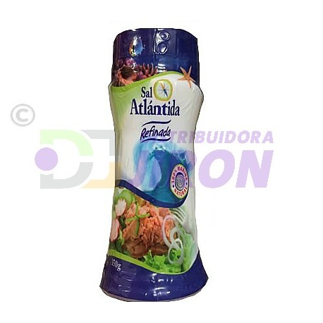 Sal Atlantida Refined Salt. 150 gr. Container.