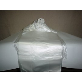 Large-size handle plastic bags. 100 count.
