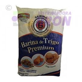 Harina de Trigo Premium. Gemina. 3 Lb.