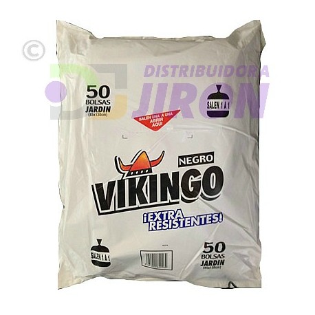 Bolsa Basura Vikingo. 33x51". Barril. 50 Pack.