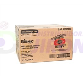 Papel Higienico JR Kleenex. 12x1x250 Mts.