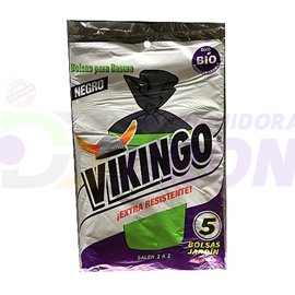 Vikingo Trash Bag. 85x120 cm. Barrel. 5 Pack.