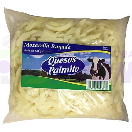 Mozarella Grated Cheese Palmito. 200 gr.
