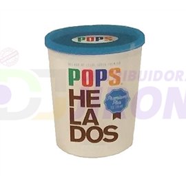 Pops Brownie Ice Cream. 2 Liter.