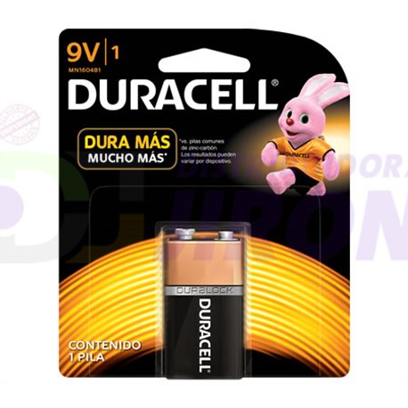 Bateria Duracell. 9 voltio.