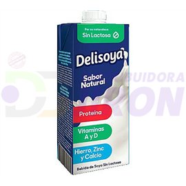 Delisoya Liquida Sabor Natural. 946 ml.