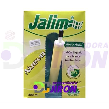 Jabon Gel Antibacterial Disp. 800 ml. Unidad.