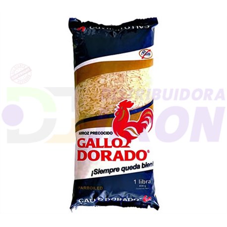 Rice Gallo Dorado. Parboiled. 1 Lb. 100% Whole Grain.