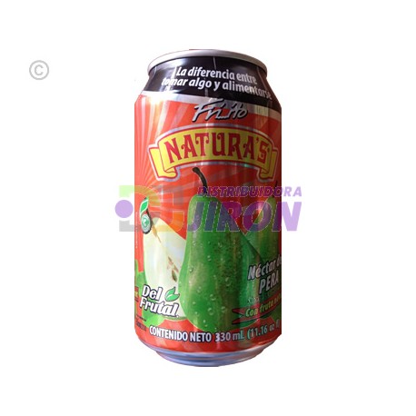 Pear. Naturas Canned Juice. 330 ml. 6 Pack.