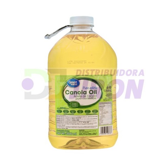 Canola Oil Great Value. 3.5L