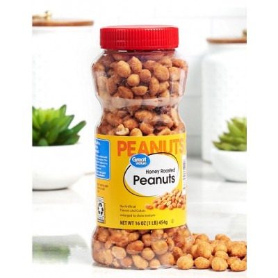 Great Value Honey Roasted Peanuts - 454gr