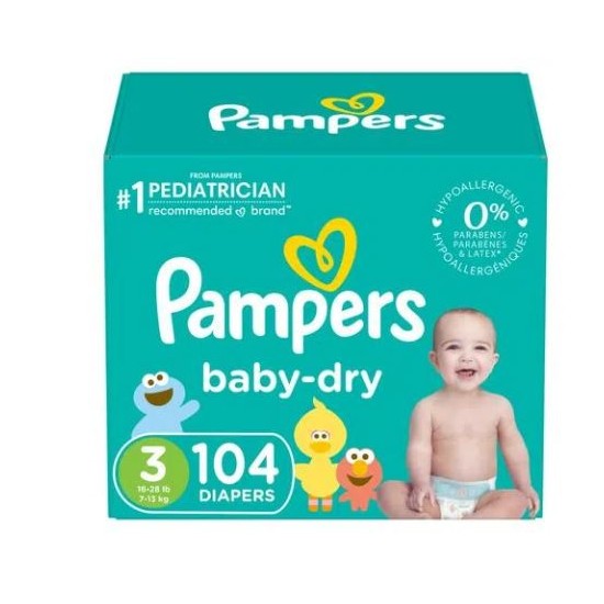 Pamper Baby Dry S-3 - 104...