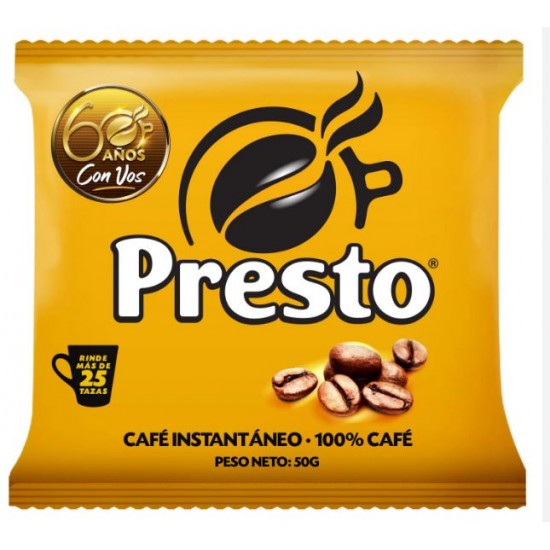 Presto Coffee. 50 gr bag....