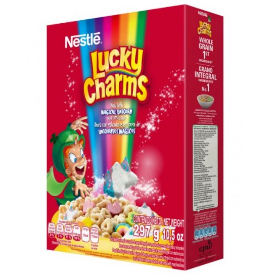 Lucky Charms Cereal. 297 gr.