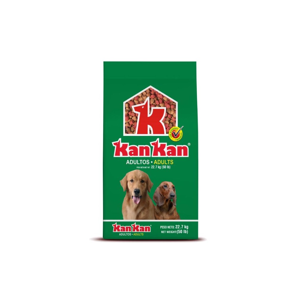 KAN KAN. ADULT DOG FOOD. 50 LBS