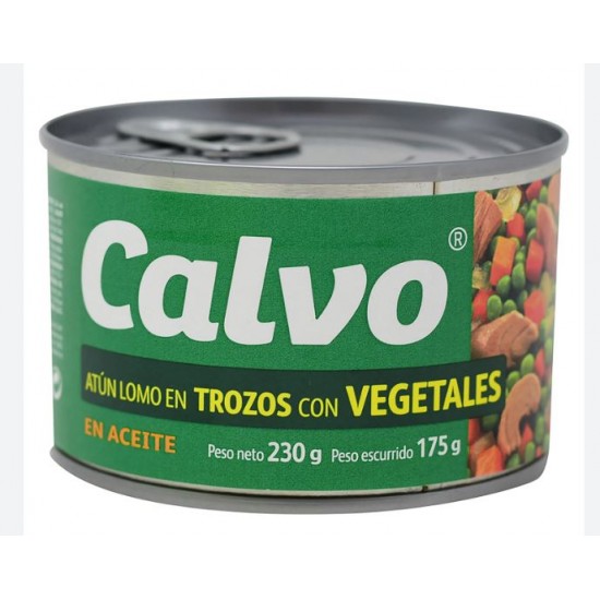 Atun Calvo. Con Vegetal....