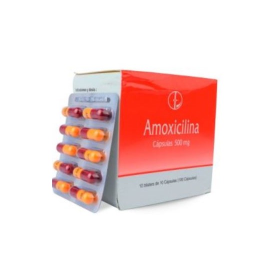 Amoxicillina 500 mg. 100 cap.