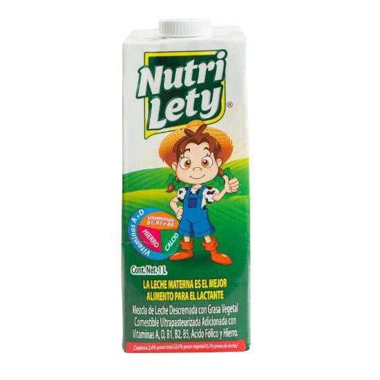 Nutri Lety Milk. 1 lt. 3%.