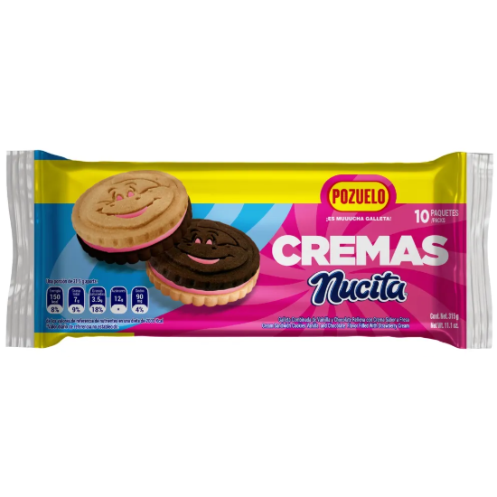 Galletas Nucita Cremas - 315 g
