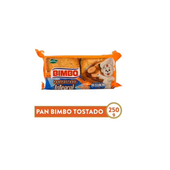 Pan Tostado Bimbo Integral....